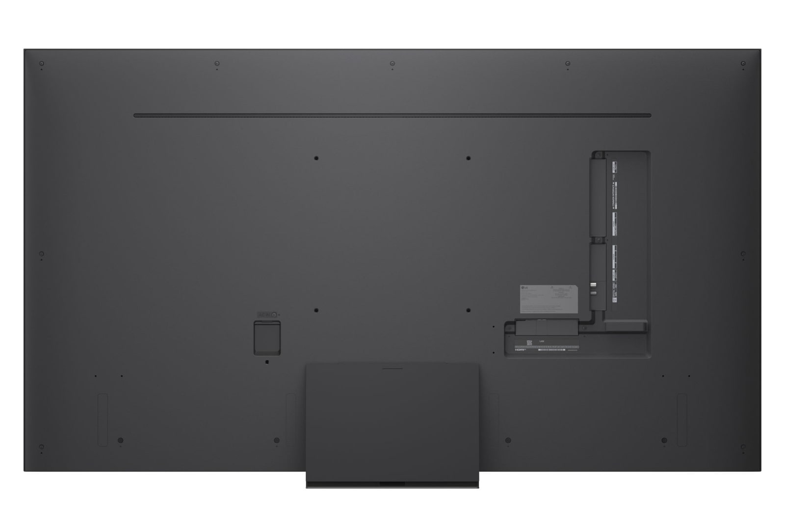 Immagine posteriore del TV LG QNED evo Mini LED 65QNED87B6A