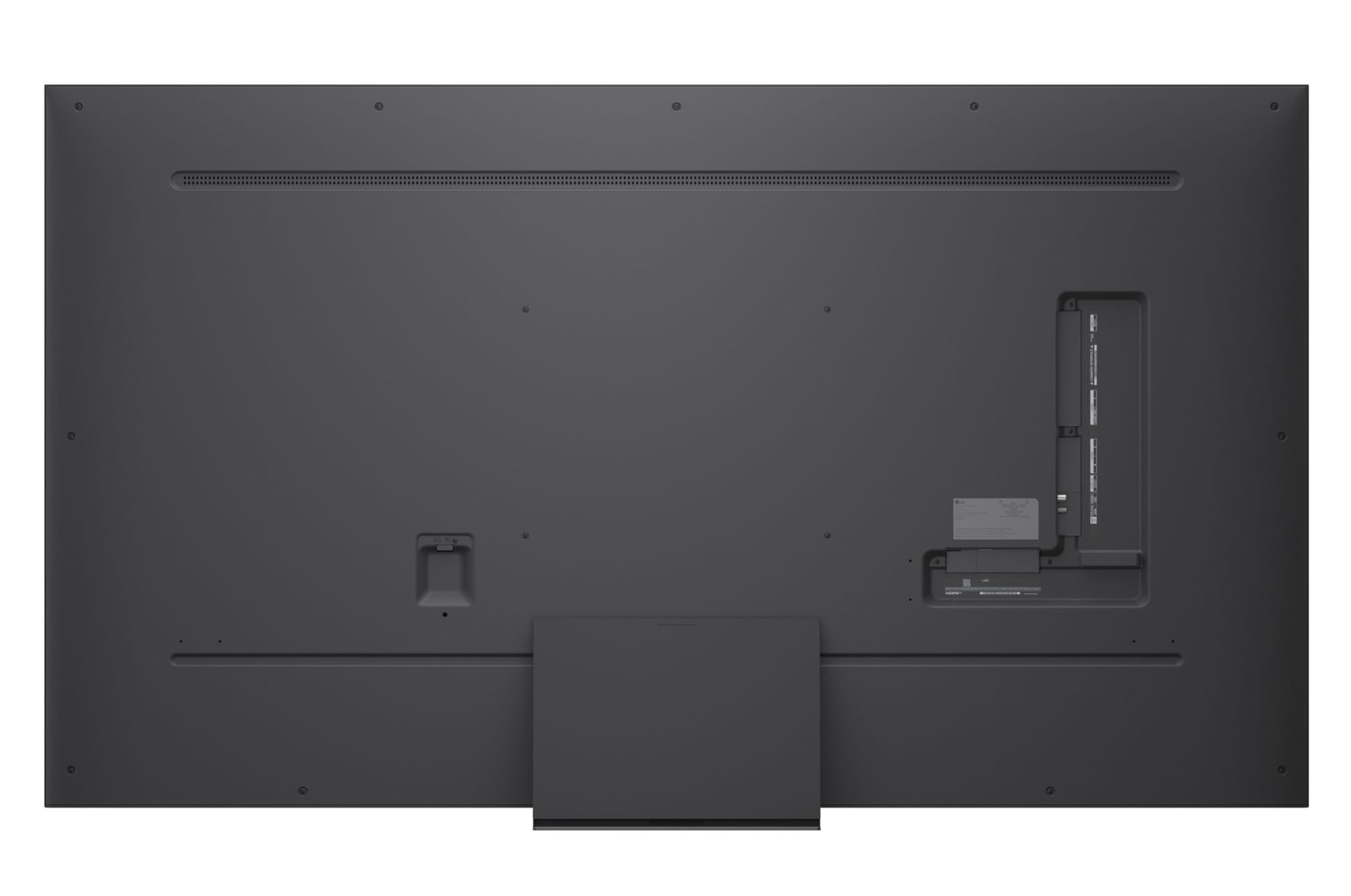 Immagine posteriore del TV LG QNED evo Mini LED 75QNED87B6A