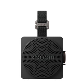 Vista frontale di xboom Mini by will.i.am | Speaker Bluetooth portatile 5W | Compatto e versatile, 10 ore di autonomia, IP67 MINI