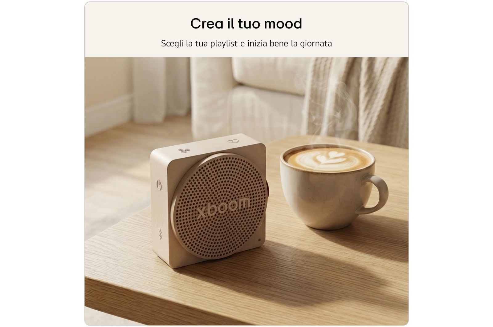 Crea il tuo mood con xboom Mini