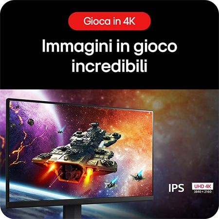 Monitor LG UltraGear 32GR93U-Bmostra immagini di gioco incredibili: risoluzione UHD 4K (3840x2160) su pannello IPS per una grafica dettagliata.