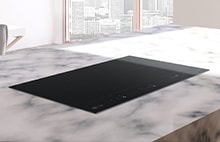 Immagine con il piano cottura a induzione installato