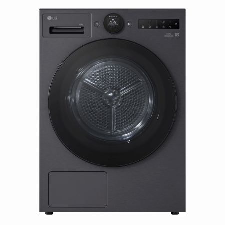 Asciugatrice 10Kg Pompa di calore DUAL Inverter Serie X7 Classe C | Motore Direct Drive, Turbo Dry, AI Dry, Wi-Fi, Allergy Care | Black - RHX7010TBB
