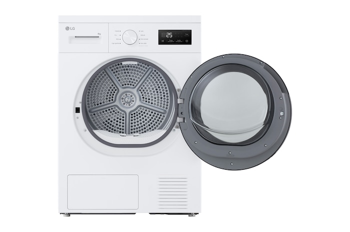 Immagine frontale con porta aperta 