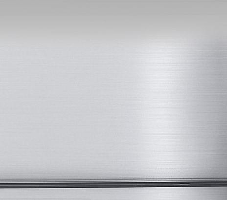 Dettaglio della finitura Metal Fresh™ all'interno del frigorifero.