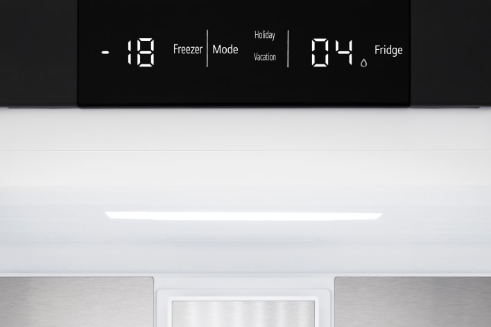 Primo piano del Display touch