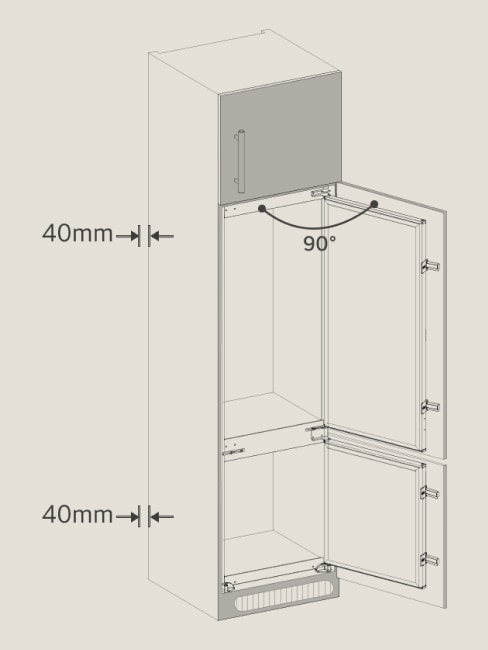 Immagine delle precauzioni per l'installazione
