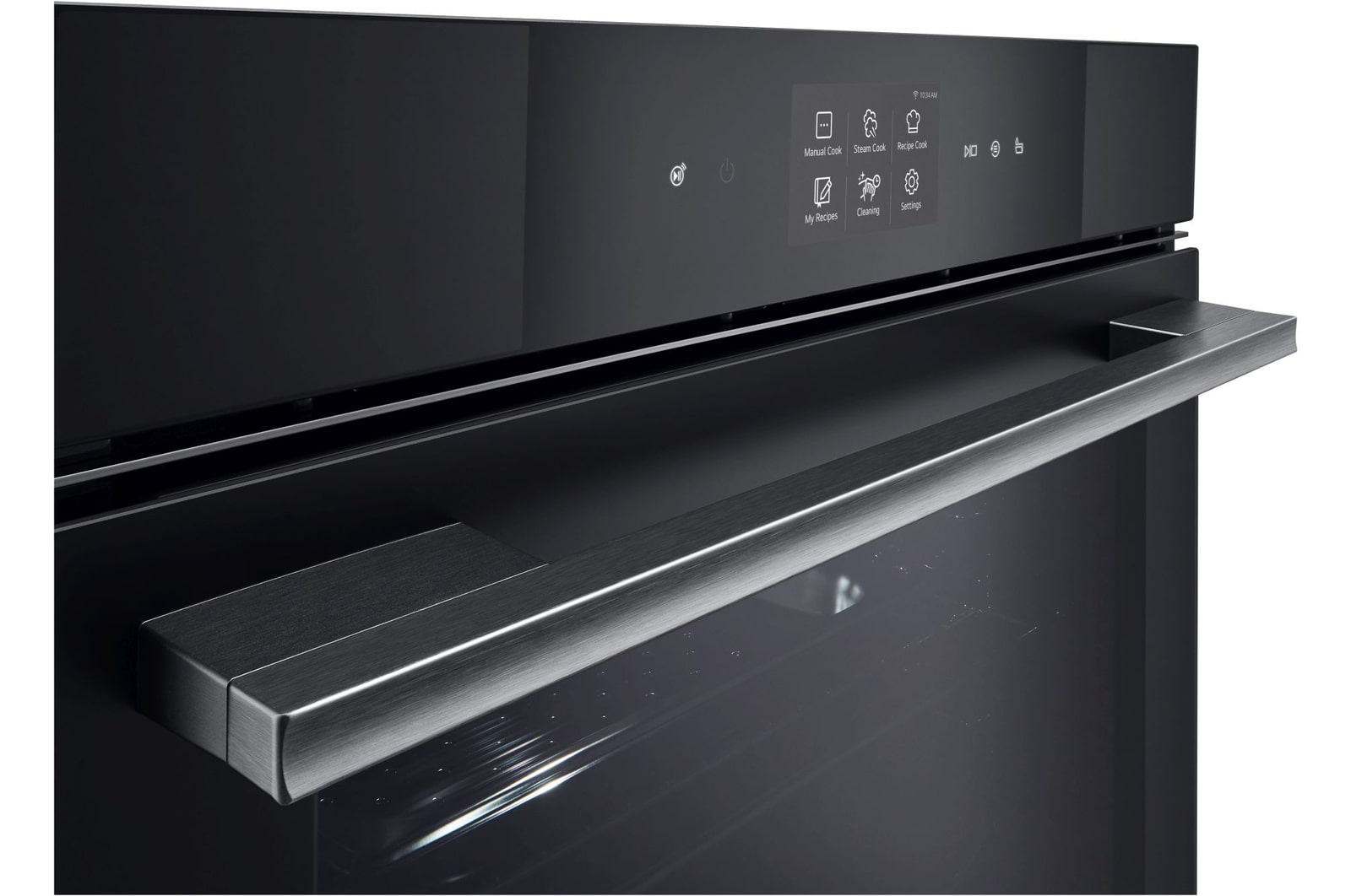 Dettaglio dello sportello e della maniglia con una vista in prospettiva