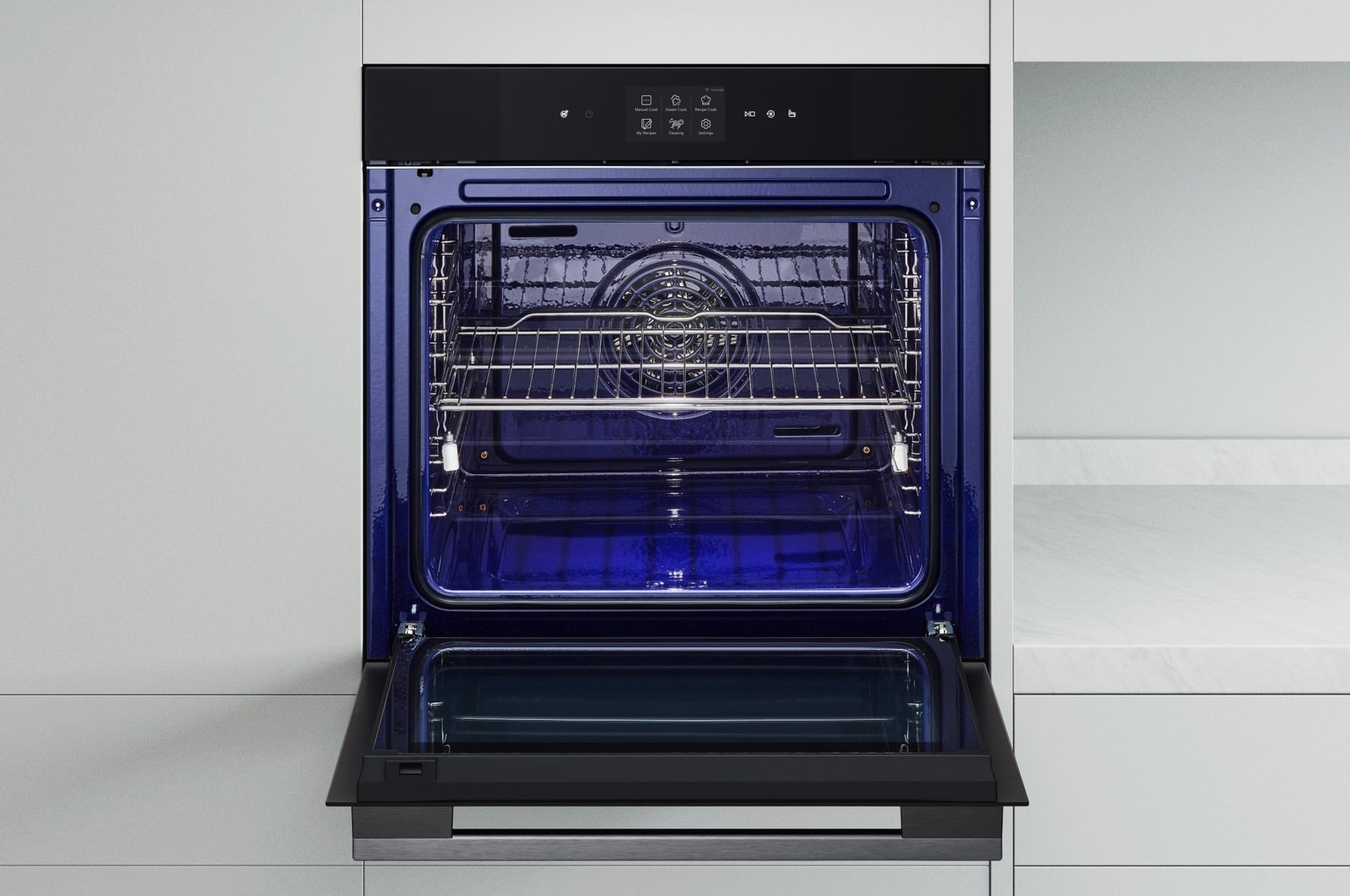 LG Offerta Kit: Forno 100% vapore InstaView 76L Classe A++ e Lavastoviglie a scomparsa totale QuadWash Serie 4, WSED7667M.DB475