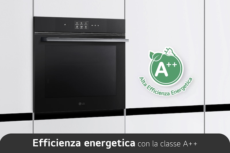 LG Offerta Kit: Forno 100% vapore InstaView 76L Classe A++ e Piano induzione 60cm, Potenza 2,5 ~ 7,4kW, WSED7667M.CBIZ7