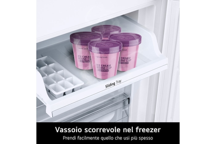 Caratteristica Vassoio scorrevole nel freezer