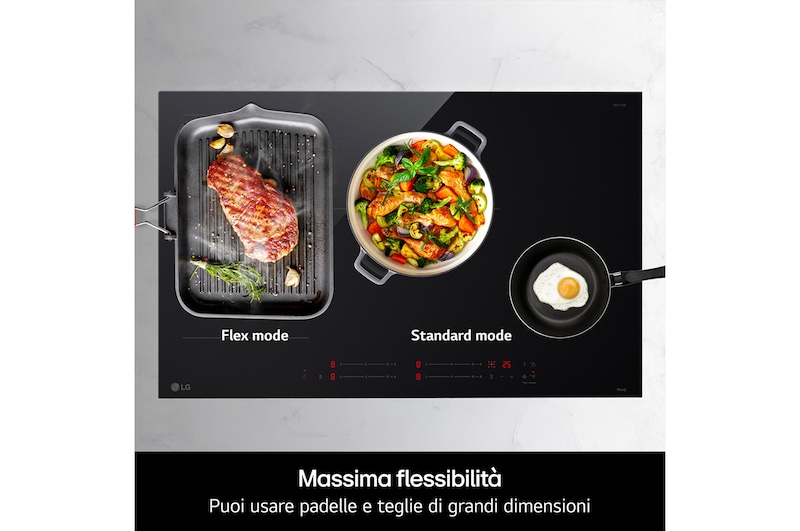 Massima flessibilità piano cottura CI5Z3025BN