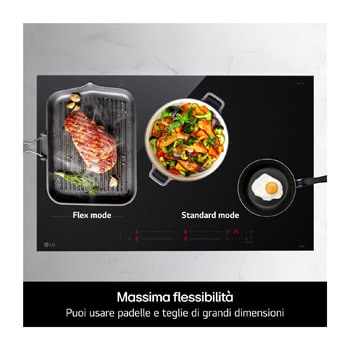 Massima flessibilità piano cottura CI5Z3025BN