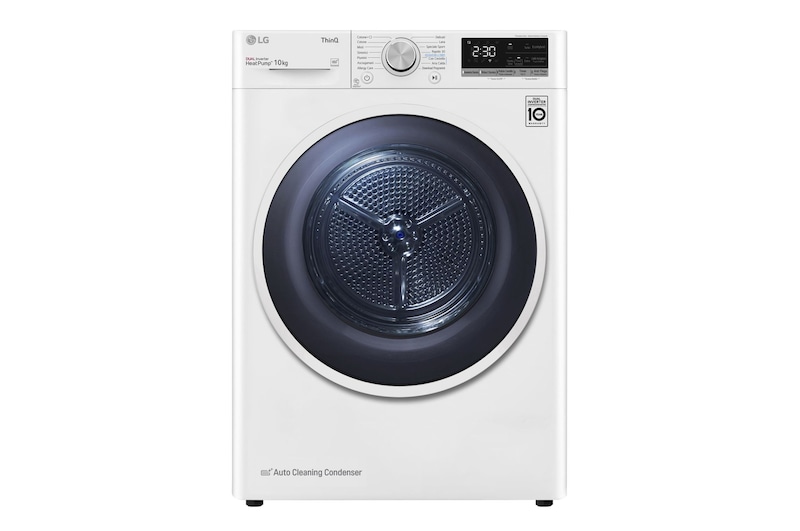 LG Offerta colonna bucato lavatrice 10kg Serie R5 Classe A-10% + asciugatrice 10kg Serie V9 Classe C, F4R5010TSWW.RH10V
