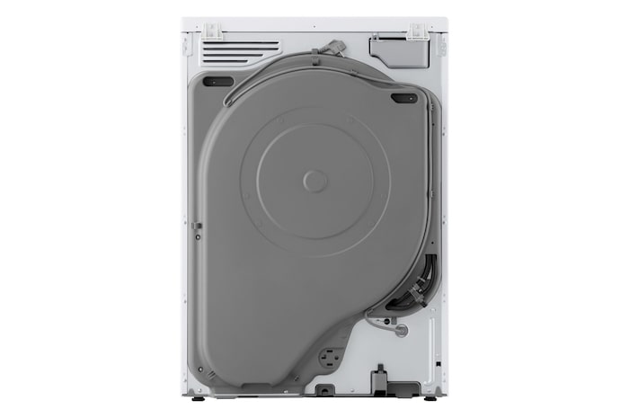 Vista posteriore dell'asciugatrice