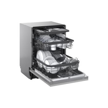 Interno completo con cestelli estraibili della Lavastoviglie LG DB375TXS