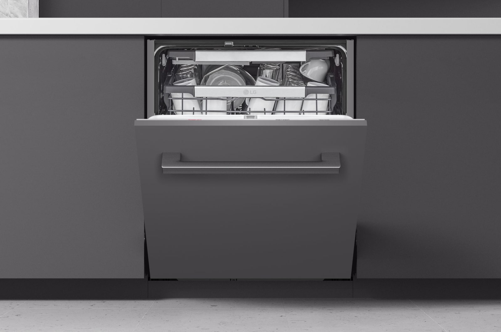 LG Offerta Kit: Forno InstaView 76L Classe A+ e Lavastoviglie a scomparsa totale QuadWash Serie 4, WSED7612S.DB475