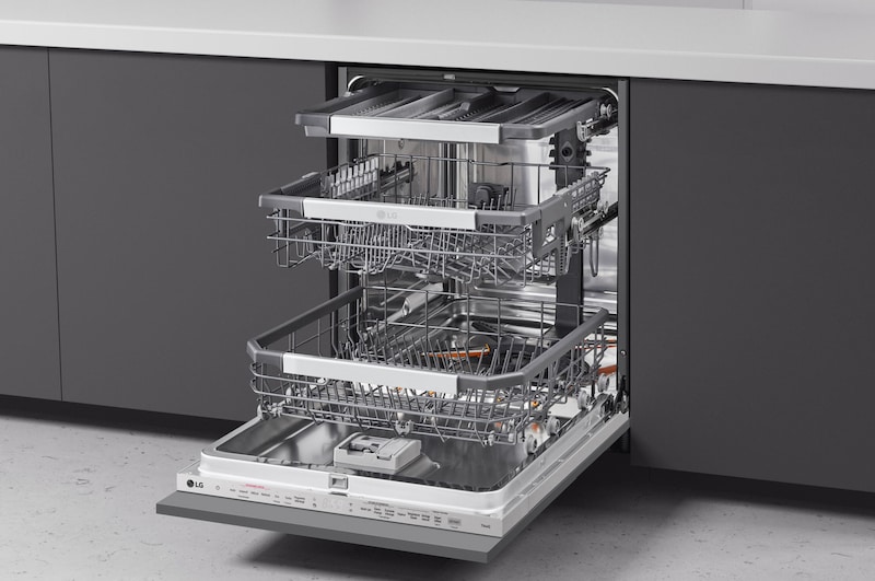 LG Offerta Kit: Forno InstaView 76L Classe A+ e Lavastoviglie a scomparsa totale QuadWash Serie 4, WSED7612S.DB475