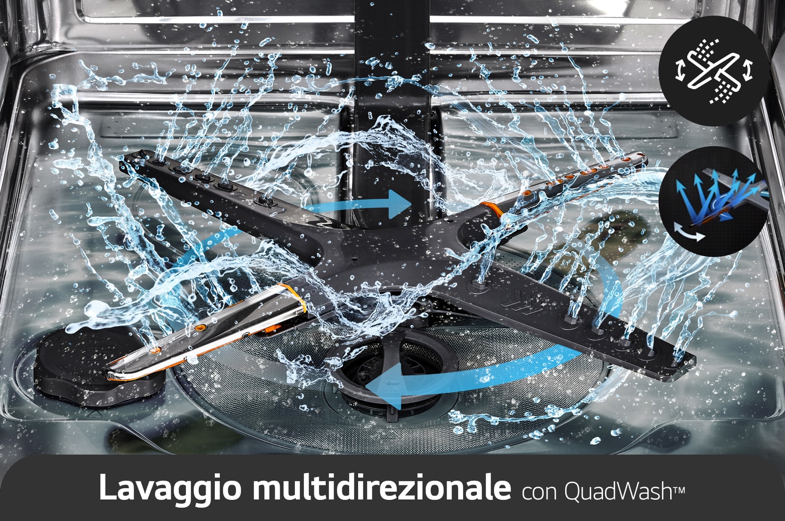 LG Offerta Kit: Forno InstaView 76L Classe A+ e Lavastoviglie a scomparsa totale QuadWash Serie 4, WSED7612S.DB475