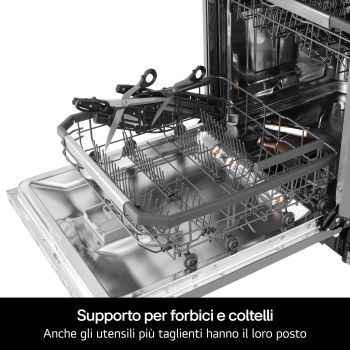 Caratteristica supporto per forbici e coltelli Lavastoviglie a scomparsa totale LG DB476TXSN