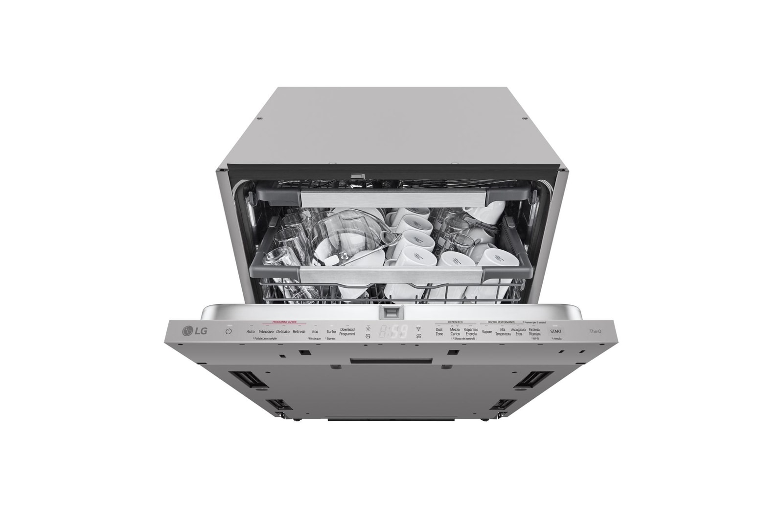 Foto frontale della lavastoviglie LG DB597TXSW