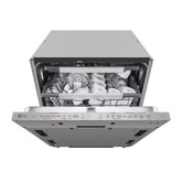 Lavastoviglie a scomparsa totale | QuadWash Serie 5, Classe A -20% 43dB | 14 coperti, Vapore, Info Light | Noble Steel