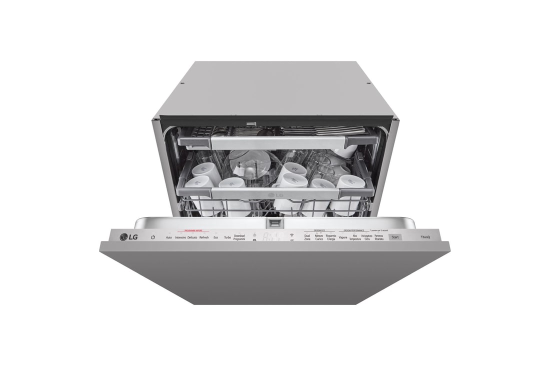 Foto frontale della lavastoviglie LG DB976TKS