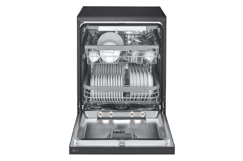 LG Offerta Kit Esclusivo: Frigorifero Side-by-Side InstaView Classe D, 635L + Lavastoviglie libera installazione QuadWash Serie 3, Classe B 43dB, GSGV80PYLD.DF365