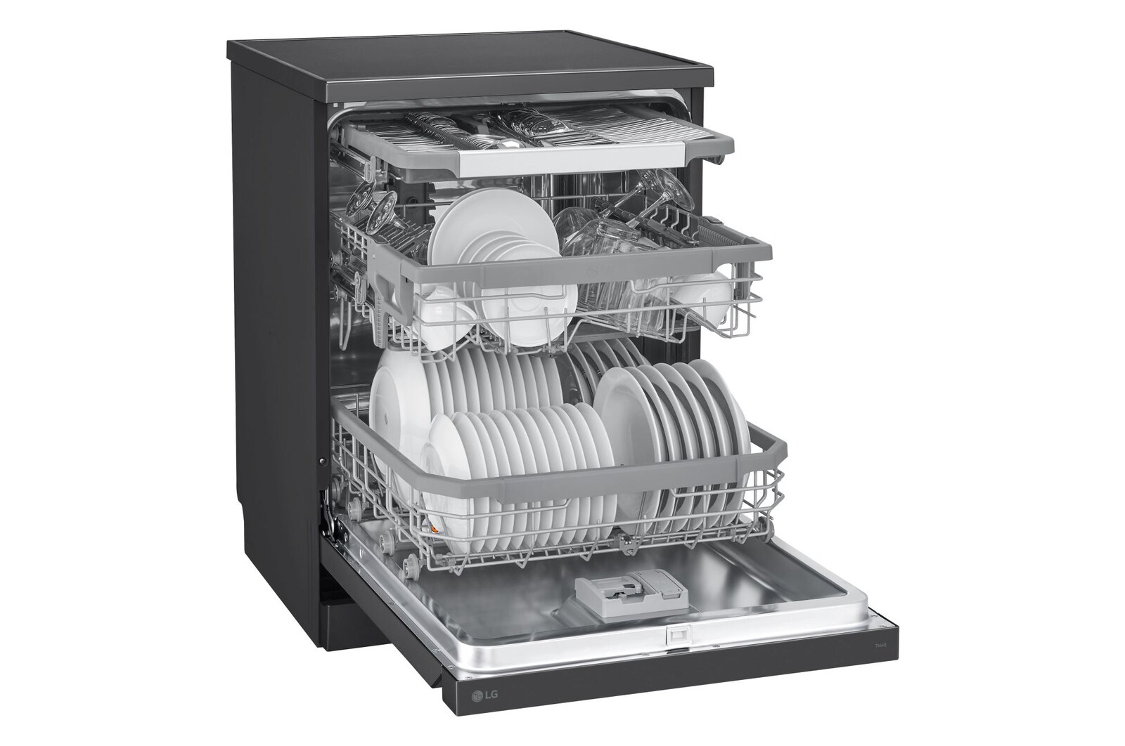 LG Offerta Kit Esclusivo: Frigorifero Side-by-Side InstaView Classe D, 635L + Lavastoviglie libera installazione QuadWash Serie 3, Classe B 43dB, GSGV80PYLD.DF365
