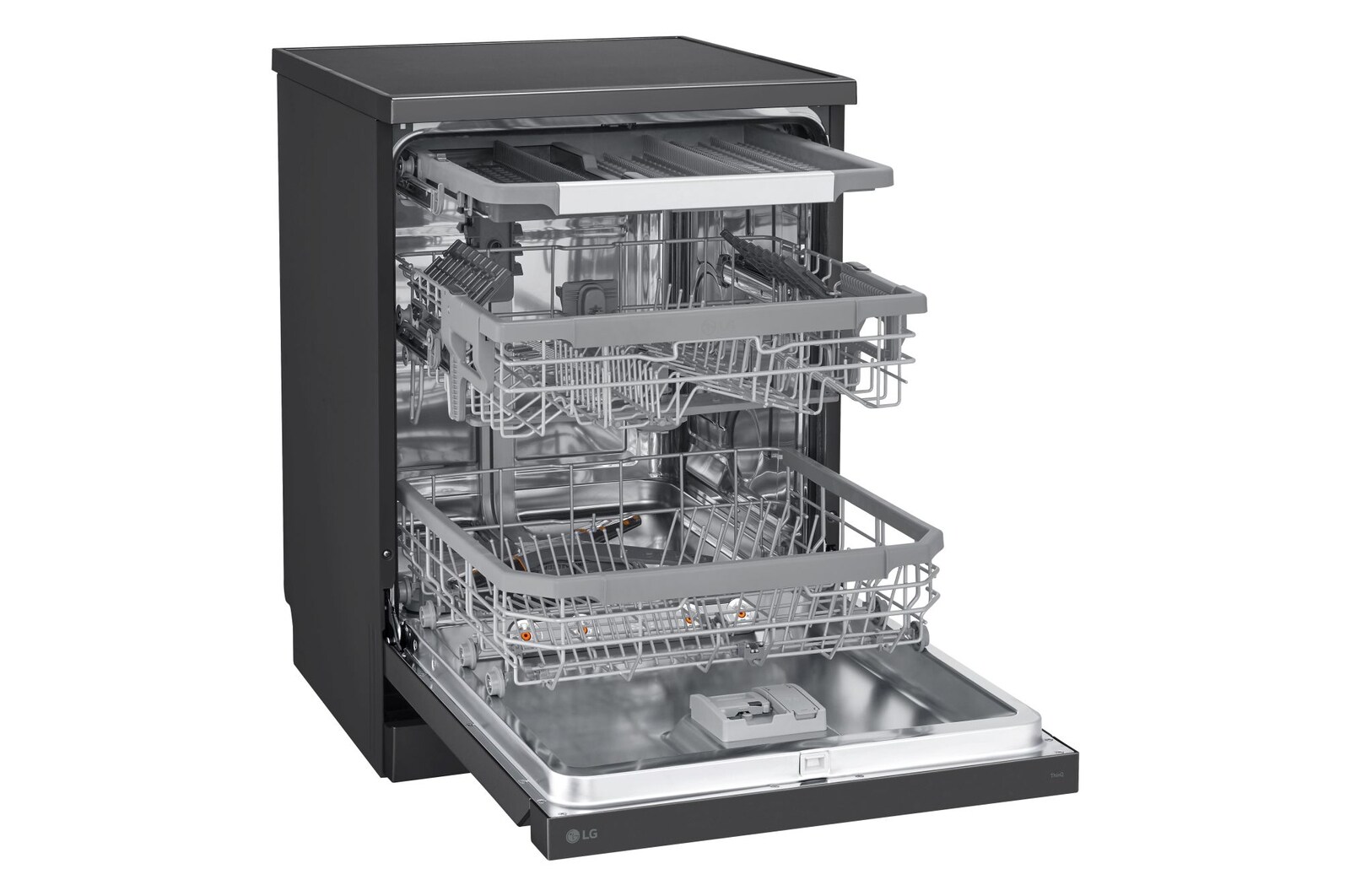LG Offerta Kit Esclusivo: Frigorifero Side-by-Side InstaView Classe D, 635L + Lavastoviglie libera installazione QuadWash Serie 3, Classe B 43dB, GSGV80PYLD.DF365