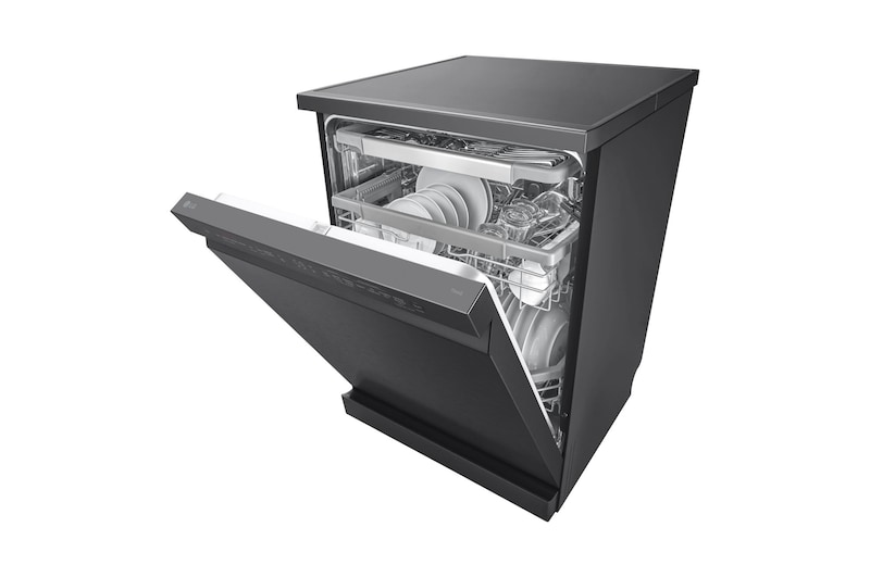 LG Offerta Kit Esclusivo: Frigorifero Side-by-Side InstaView Classe D, 635L + Lavastoviglie libera installazione QuadWash Serie 3, Classe B 43dB, GSGV80PYLD.DF365