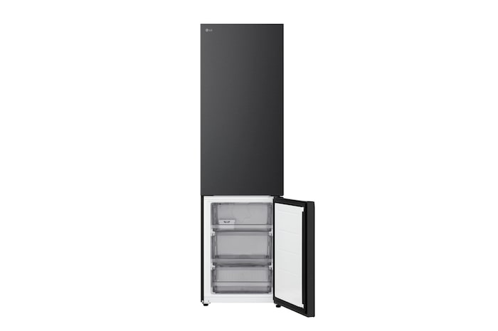 Foto frigorifero combinato LG GBBS322CEV con sportello inferiore aperto