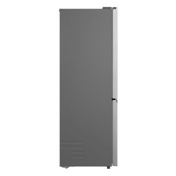 Frigorifero LG GBBS524APY vista laterale con finitura grigio scuro e pannello frontale argento