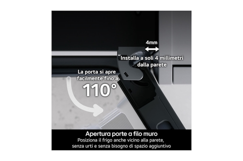 Caratterisitica aperutra a filo muro