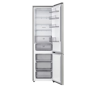 Frigorifero aperto vuoto