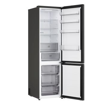 Immagine del frigo LG GBBSJ21DEP aperto e senza alimenti