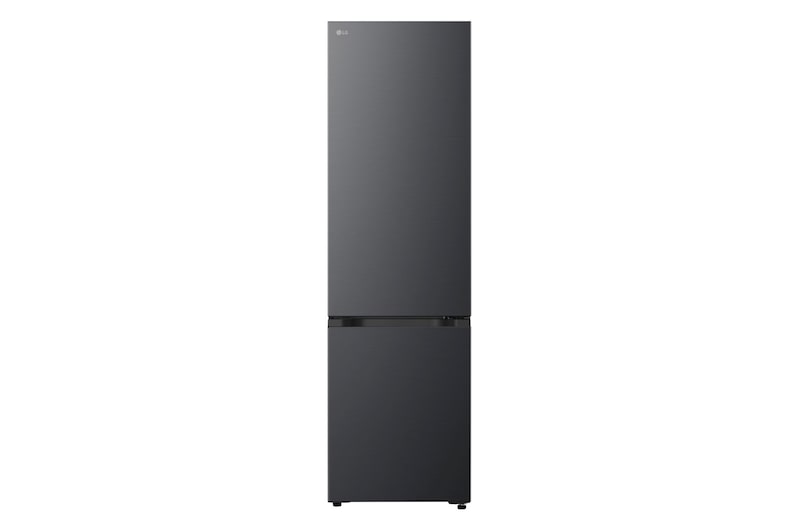 Vista frontale di Frigorifero combinato Fit & Max 60 cm | Classe C, 375 L | AI Inverter, Wi-Fi, Door Cooling, Total No Frost | Matte black GBBSJ2CCEP