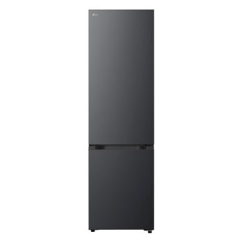 Vista frontale di Frigorifero combinato Fit & Max 60 cm | Classe C, 375 L | AI Inverter, Wi-Fi, Door Cooling, Total No Frost | Matte black GBBSJ2CCEP