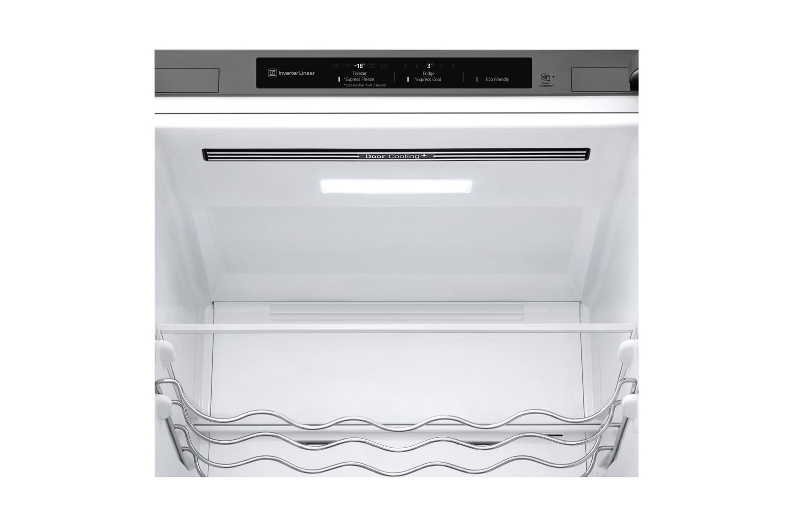 Dettaglio della bocchetta Door Cooling e del Display