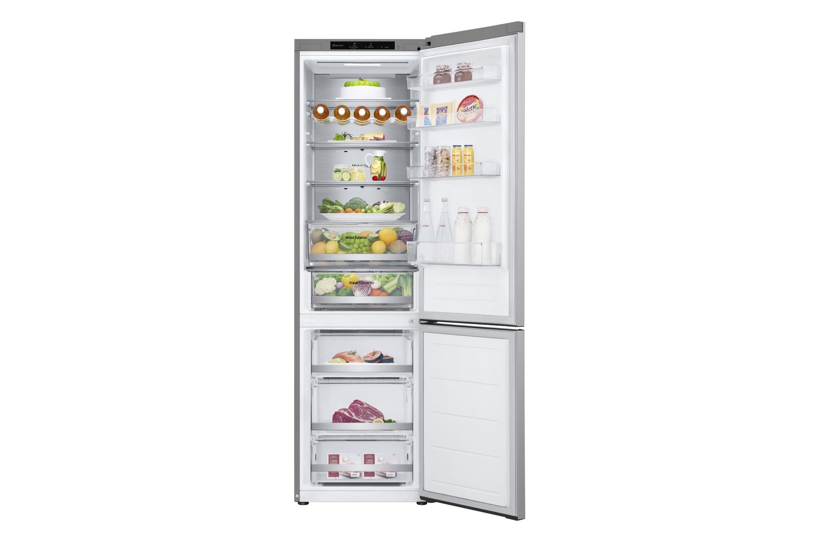 double door with food item view