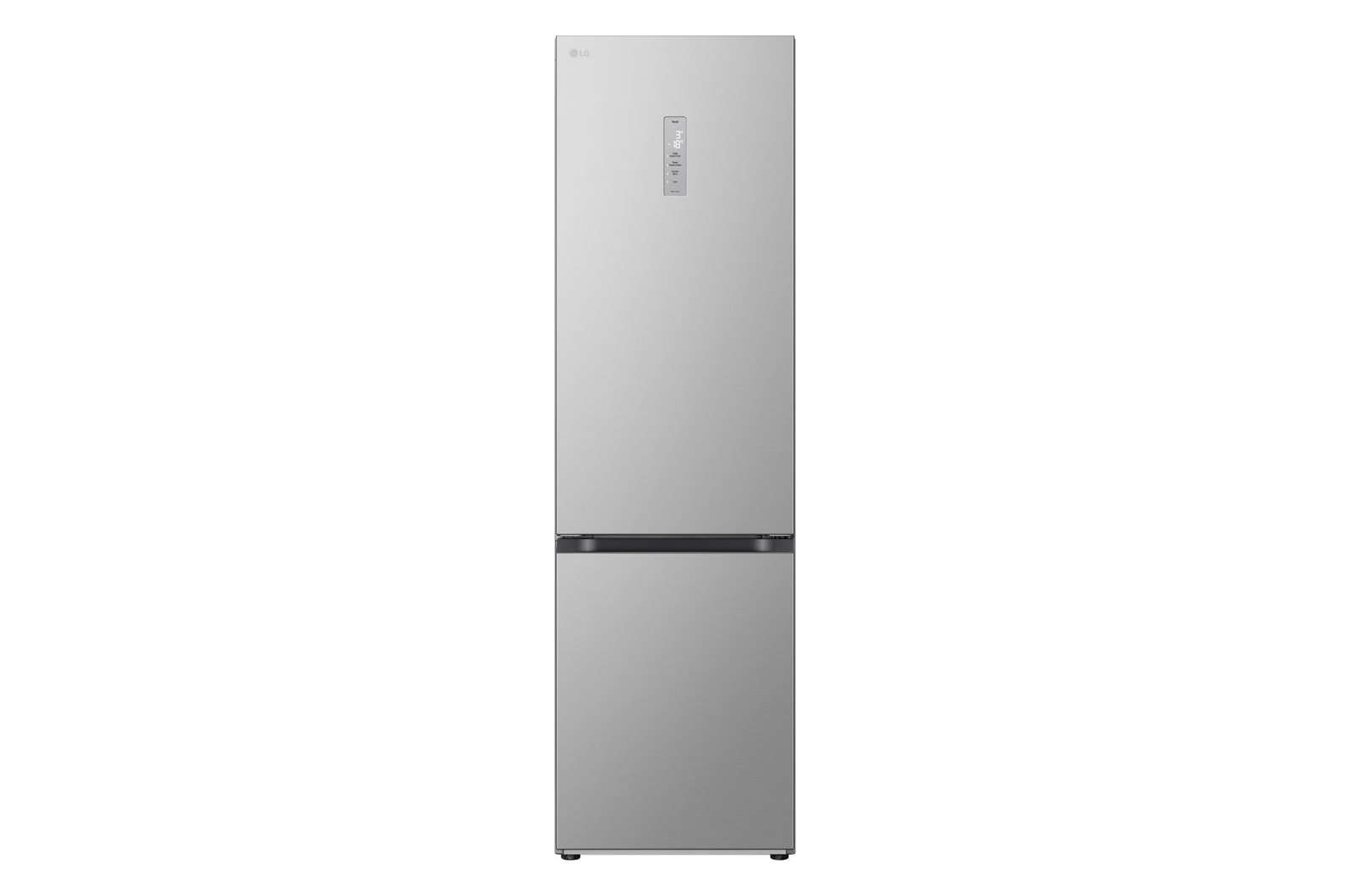 Vista frontale di Frigorifero combinato | Classe C, 387L | Wi-Fi, Metal Fresh, Door&amp;Linear Cooling, Fresh Converter, Wine Rack | Argento GBV5250CPY