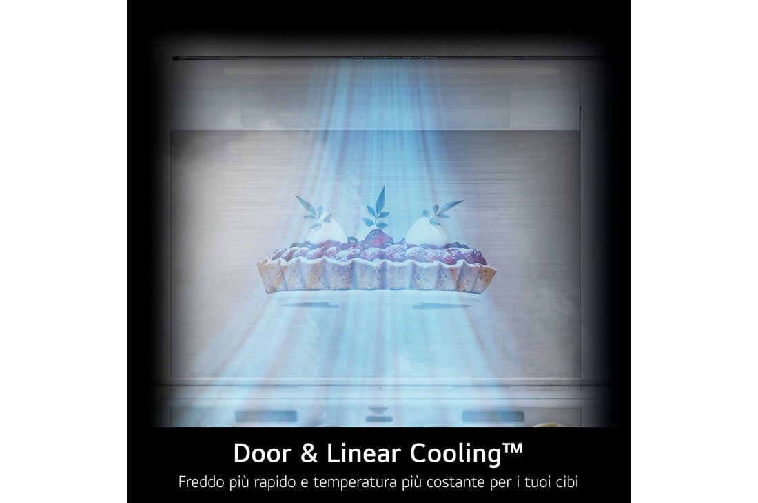 LG Frigorifero combinato | Classe C, 387L | Wi-Fi, Metal Fresh, Door&Linear Cooling, Fresh Converter, Wine Rack | Argento, GBV5250CPY
