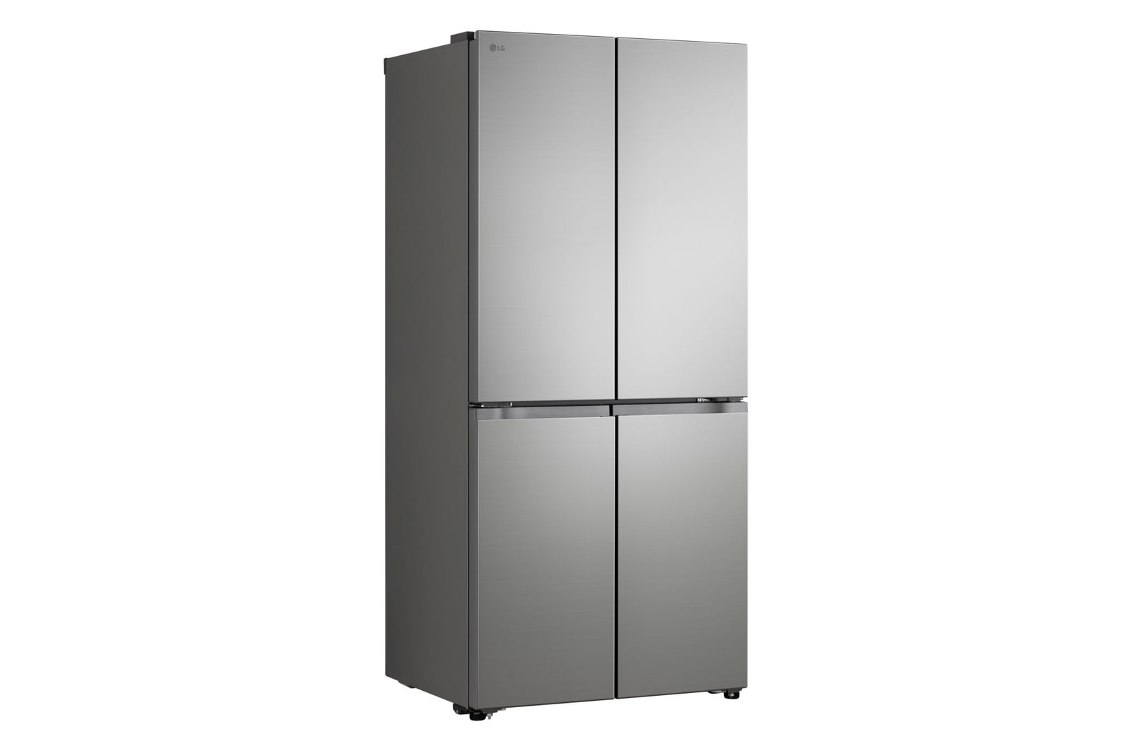 Frigorifero Multidoor Slim LG GMBS30SDPY, vista angolare esterna con design slim e finitura metallica.