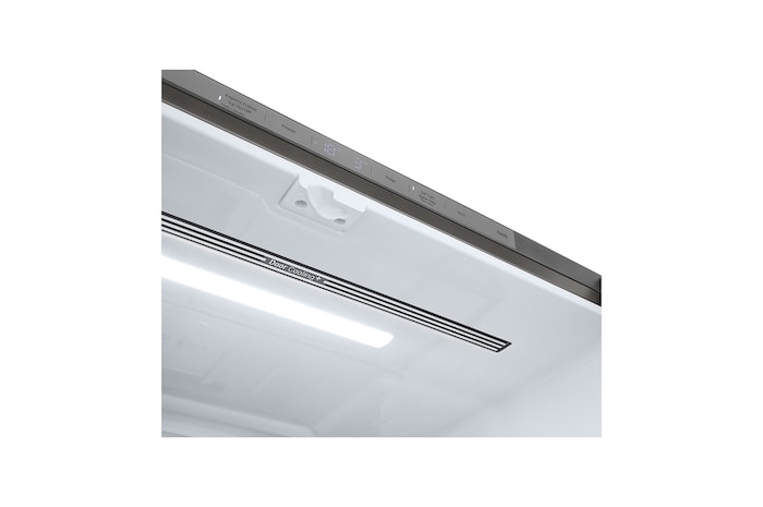 Dettaglio della bocchetta di ventilazione DoorCooling+ e del display