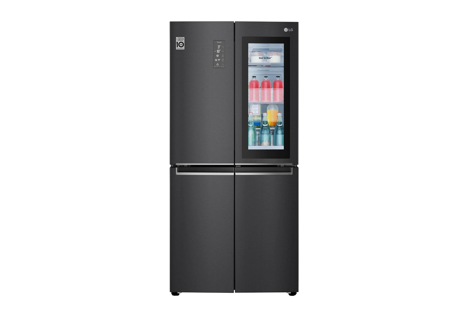 LG Offerta Kit Esclusivo: Frigorifero Multidoor Slim InstaView Door-in-Door Classe E, 530L + Microonde NeoChef 25 litri, potenza 1000W, GMQ844MC5E.MH6565