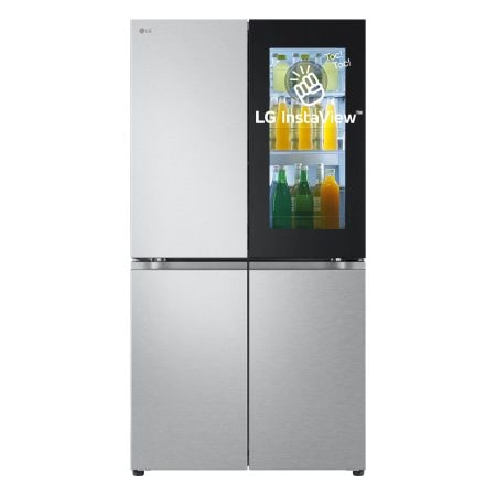 Immagine frontale frigorifero LG GMV960MBDE InstaView