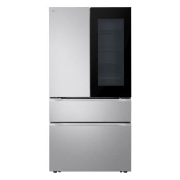 Vista frontale di Frigorifero French Door InstaView | Classe E, 626L | Fresh Converter+, Wi-Fi, Total No frost, Cerniere zero clearance | Metal Sorbet GMVW50DDMB