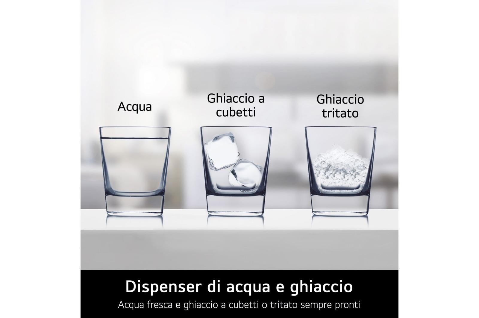 LG Frigorifero Side-by-Side InstaView | Classe D, 635L | Wi-Fi, Dispenser con allaccio, Fresh Balancer, No frost | Argento, GSGV80PYLD