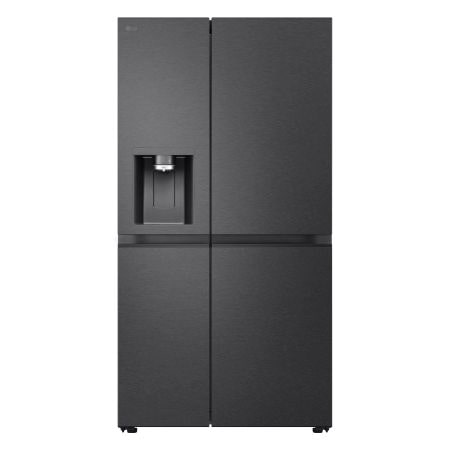 Frigorifero Syde-by-Side | Classe D, 628L | Wi-Fi, Dispenser senza allaccio, UVnano, Essence Matte Black, Door Cooling - GSLE81EPBD