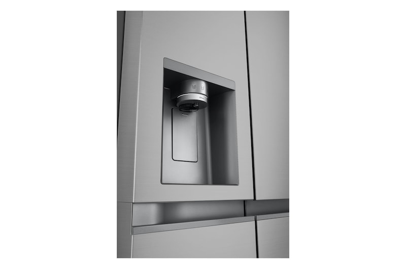 LG Frigorifero Side-by-Side | Classe C, 628L | Wi-Fi, Dispenser senza allaccio, UVnano, Door & Linear Cooling | Prime Silver, GSLE81PYBC